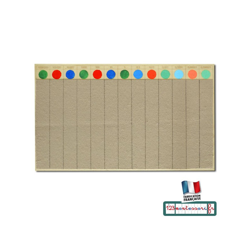 Tableau de 100 - Montessori - 23 € - Fab. Française