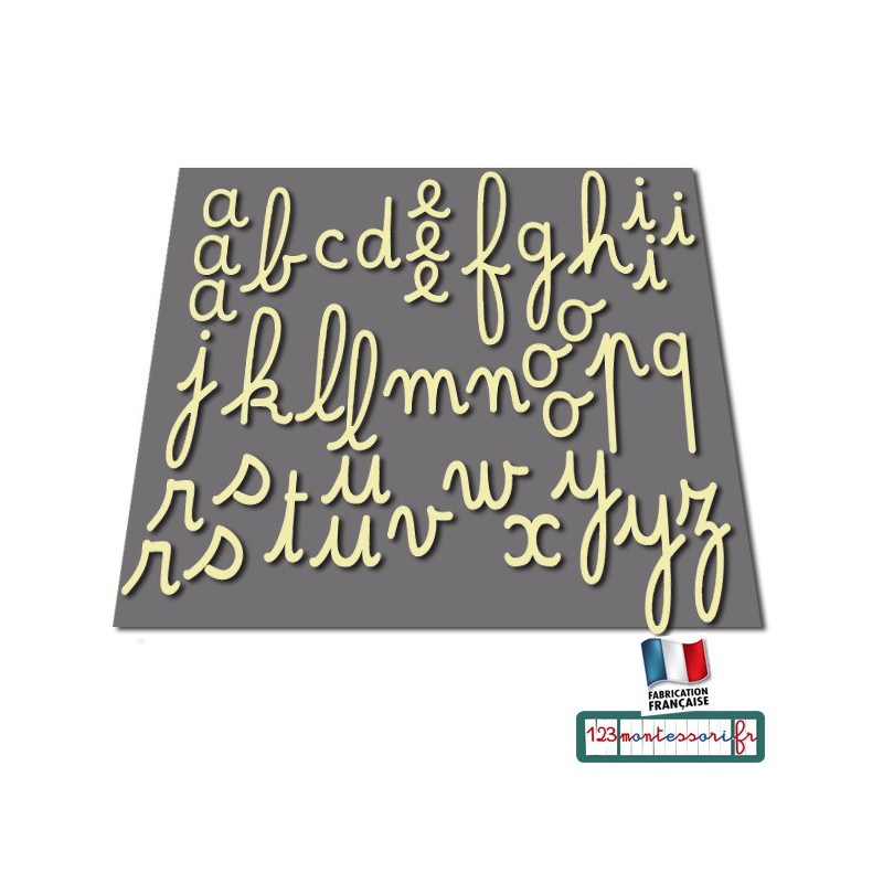 Grand alphabet mobile en bois