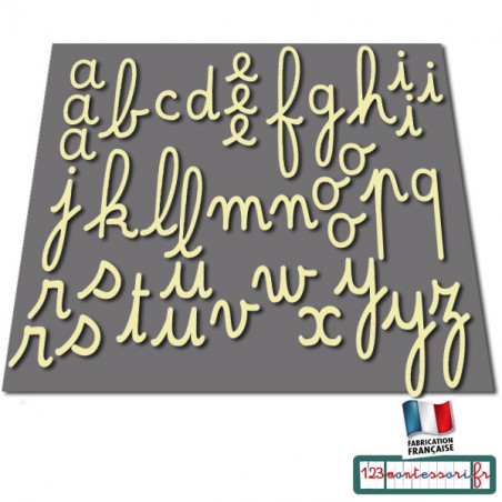 Grand alphabet mobile en bois