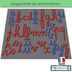 Grand alphabet mobile en bois