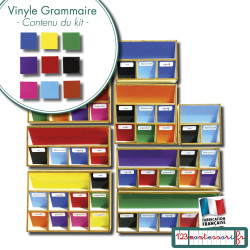 Nouvelles boites de grammaire Montessori