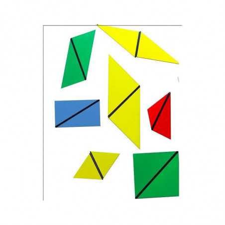Triangles constructeurs Montessori fichier dématérialisé (pdf)