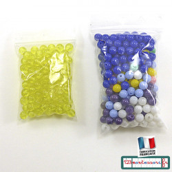 Perles Montessori pour les chaines courtes du compter en sautant chaines des carrés