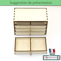 Commode des livrets rouge de conjugaison Montessori
