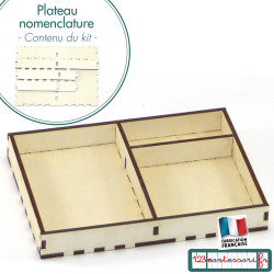 Plateau rangement cartes classifiées (nomenclatures)