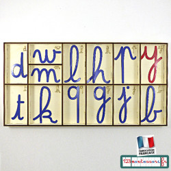 Grand alphabet mobile fabrication française (environ 210 lettres)