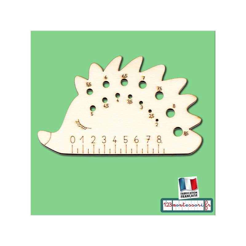 Jauge de tricot hérisson