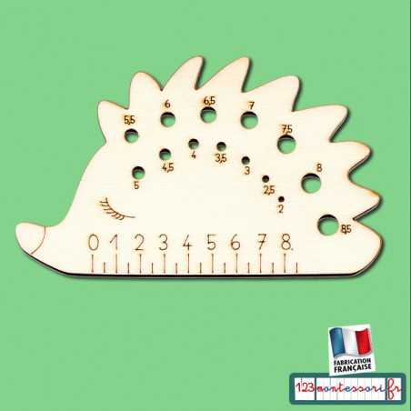 Jauge de tricot hérisson