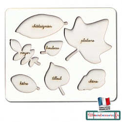 Puzzle feuilles d'arbre