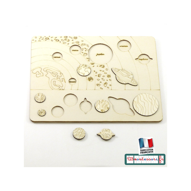 Puzzle des planètes du système solaire