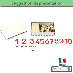Jeu des jetons Montessori