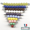 Perles Montessori pour l'escalier coloré