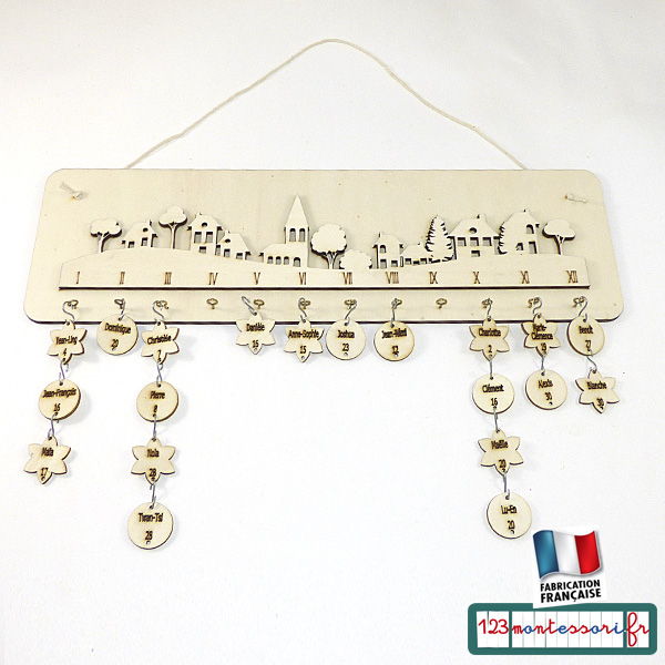 Calendrier anniversaires