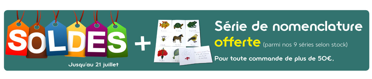 Offert dès 50€ d'achat !